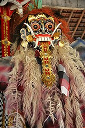 Leyak - A representation of the flying head in Bali folklore