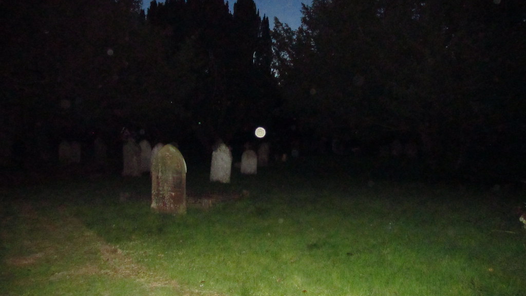 Orbs in the Graveyard during an evening stroll.