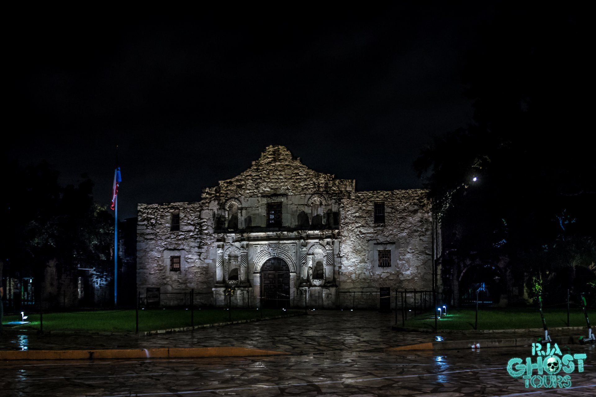 Inside the Alamo, capturing its history and haunting presence