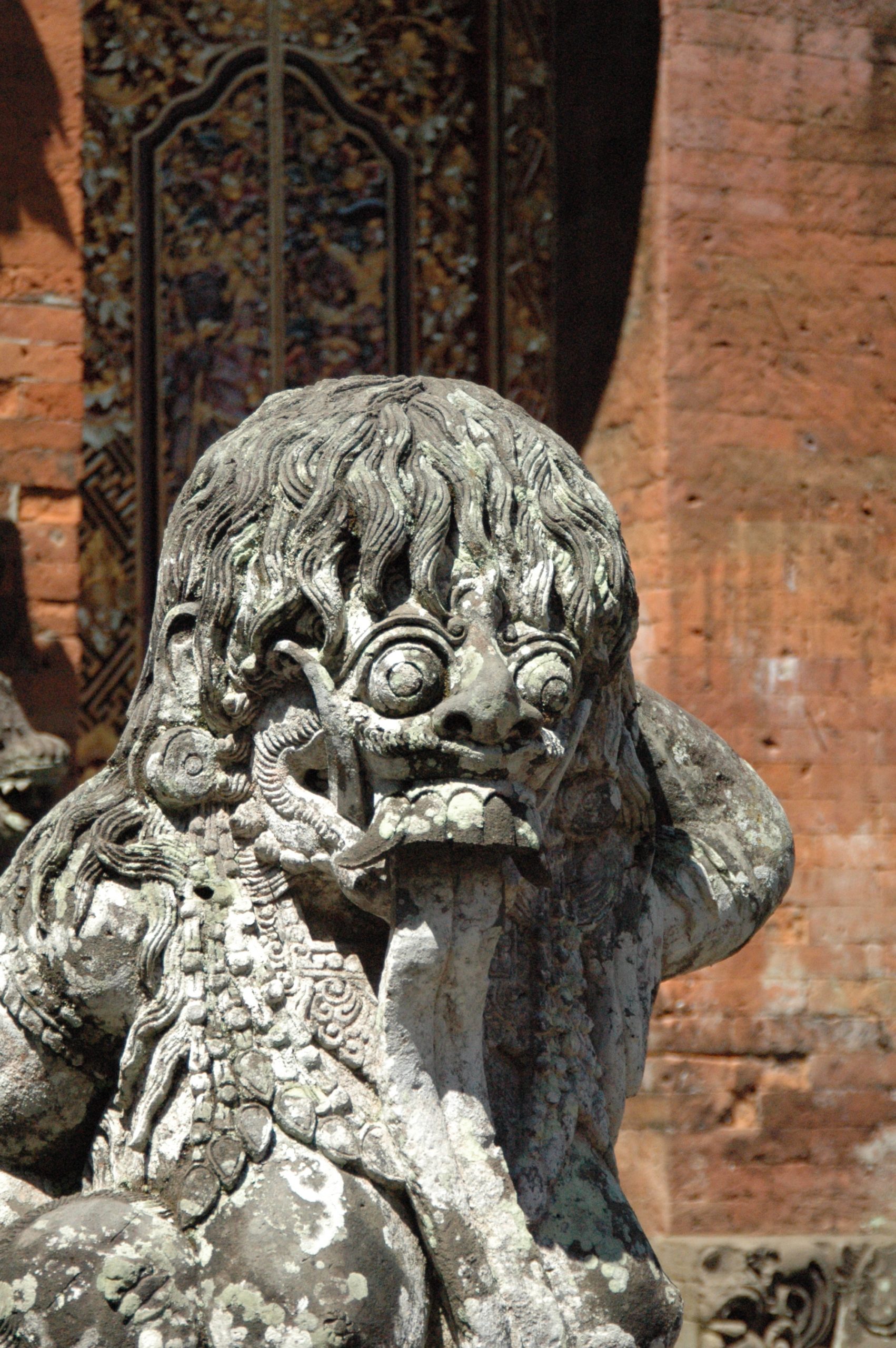 Statue of Rangda, connected to Leyak folklore in Bali