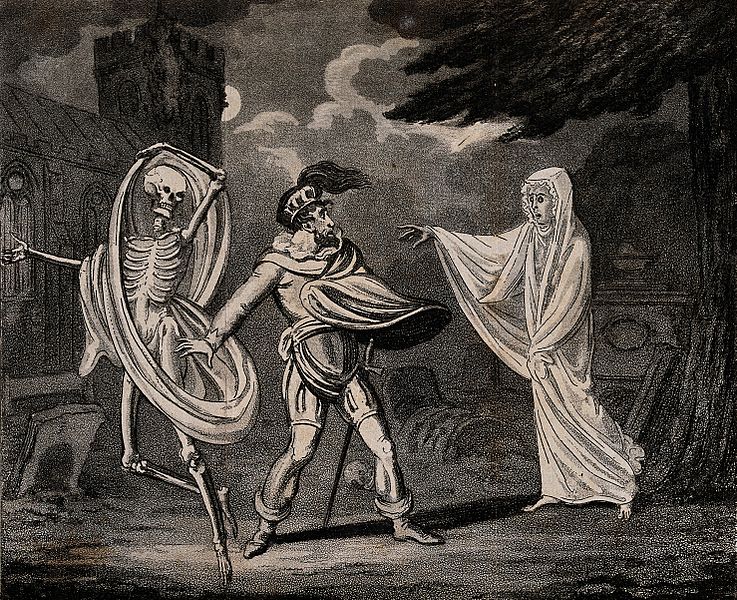 Ghost Confronting Knight