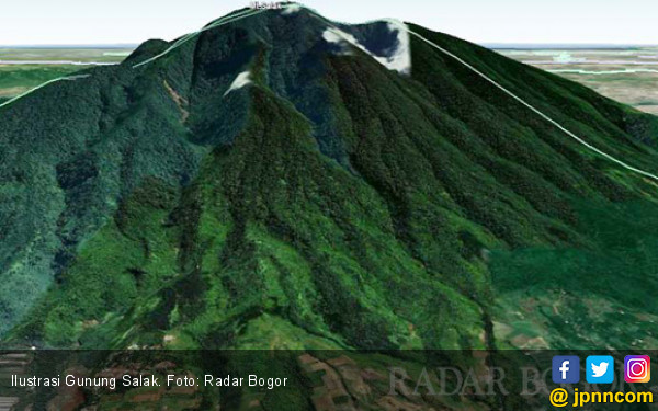 Captured in the wild, this depiction of Mount Salak is heightened in its spiritual context, reminding viewers of its enchantment and sacral values in local culture.