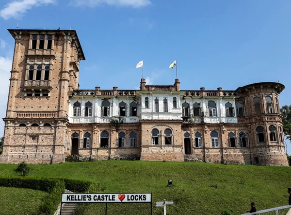 Intriguing castle locks showcasing the eerie essence of Kellie’s Castle.