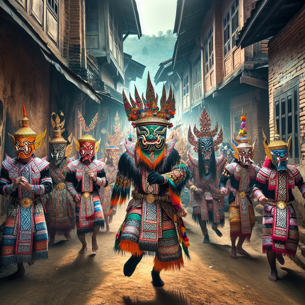 Unmasking Spirits: The Enigmatic Phi Ta Khon Festival