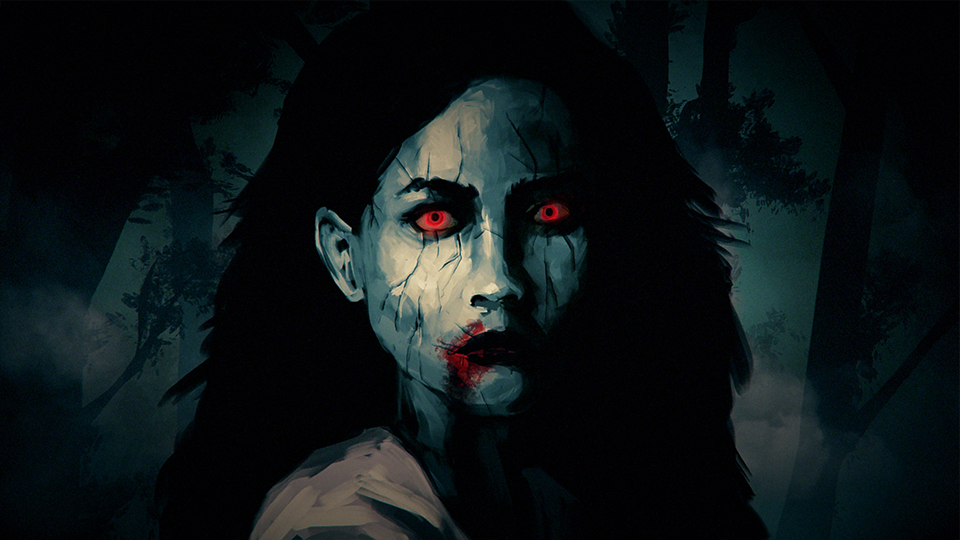 A stylistic representation of the Pontianak as a vampiric ghost of Southeast Asia, emphasizing her tragic background.