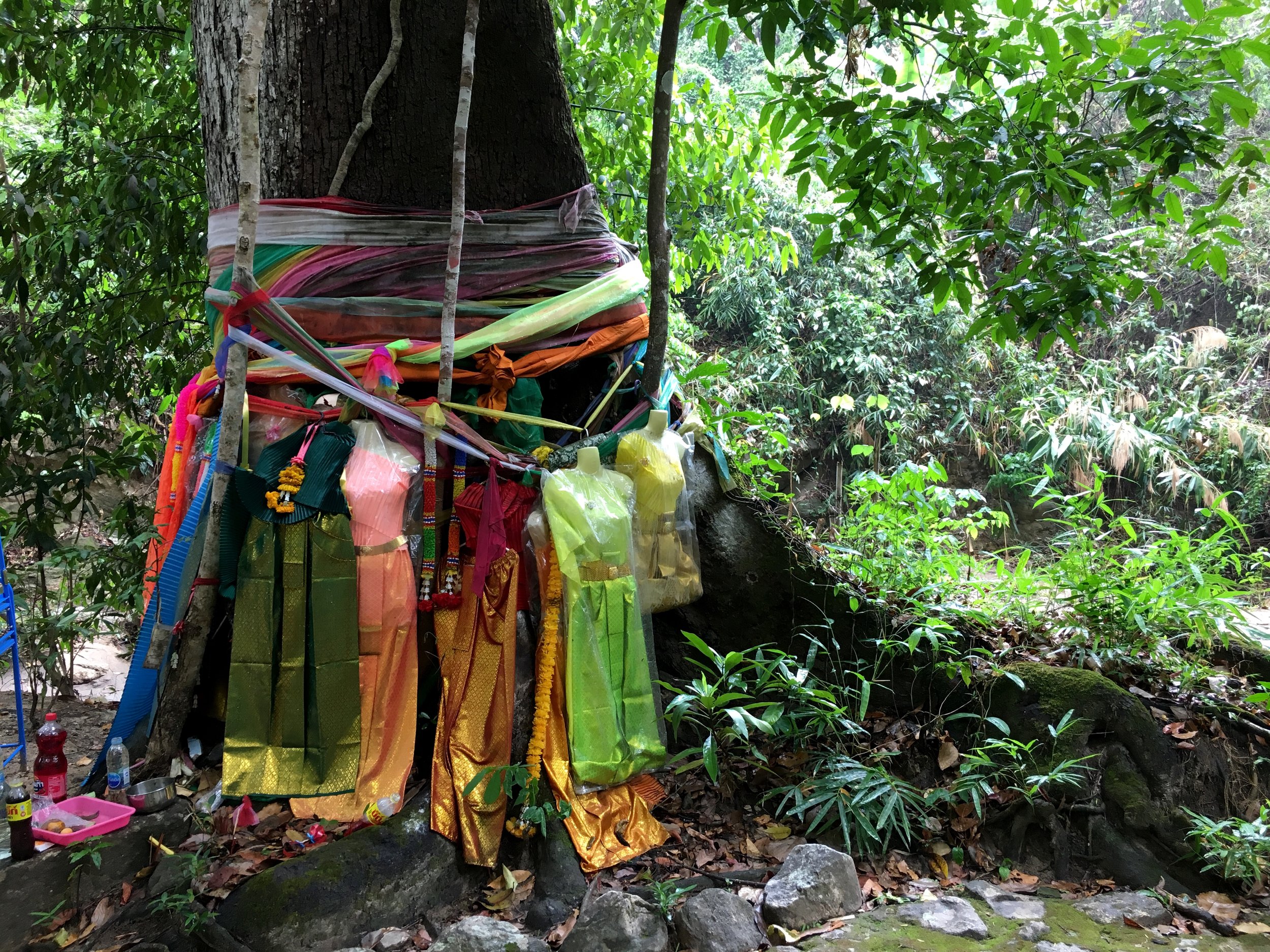 Spiritual representation of tree spirits in Thai folklore