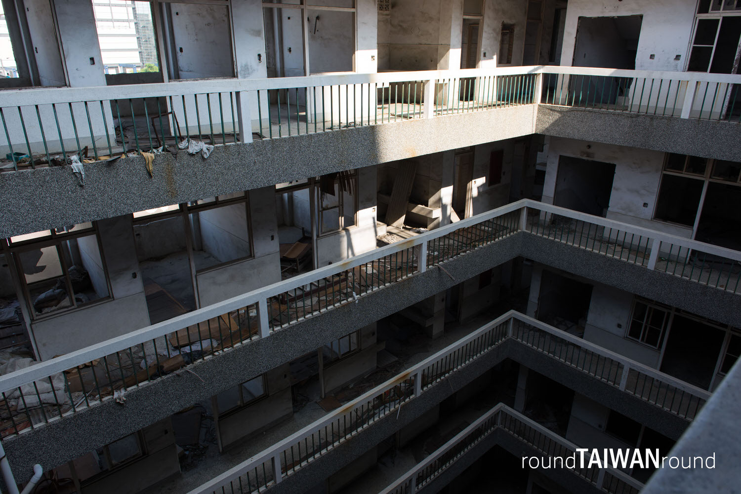 Exterior view of Xinglin Hospital, embodying the eerie aura of abandoned places laden with tales of sorrow.