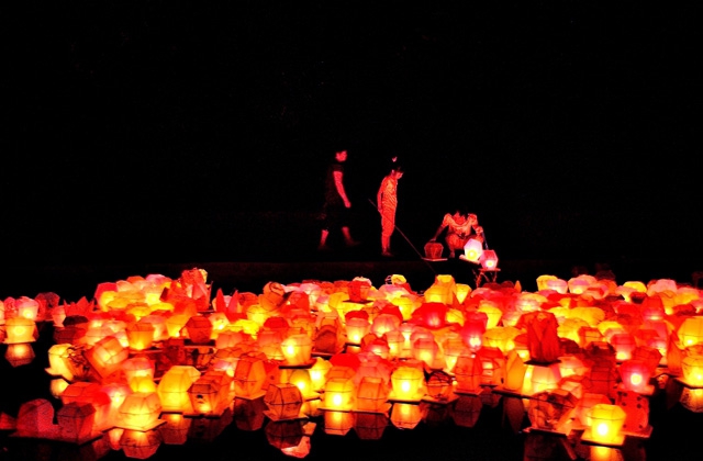 Celebrations of the Hungry Ghost Festival in China