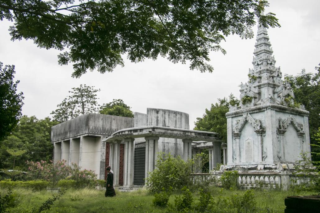 An artistic view of an abandoned cemetery in Yangon, highlighting the cultural sentiments surrounding death and spirits in Myanmar.