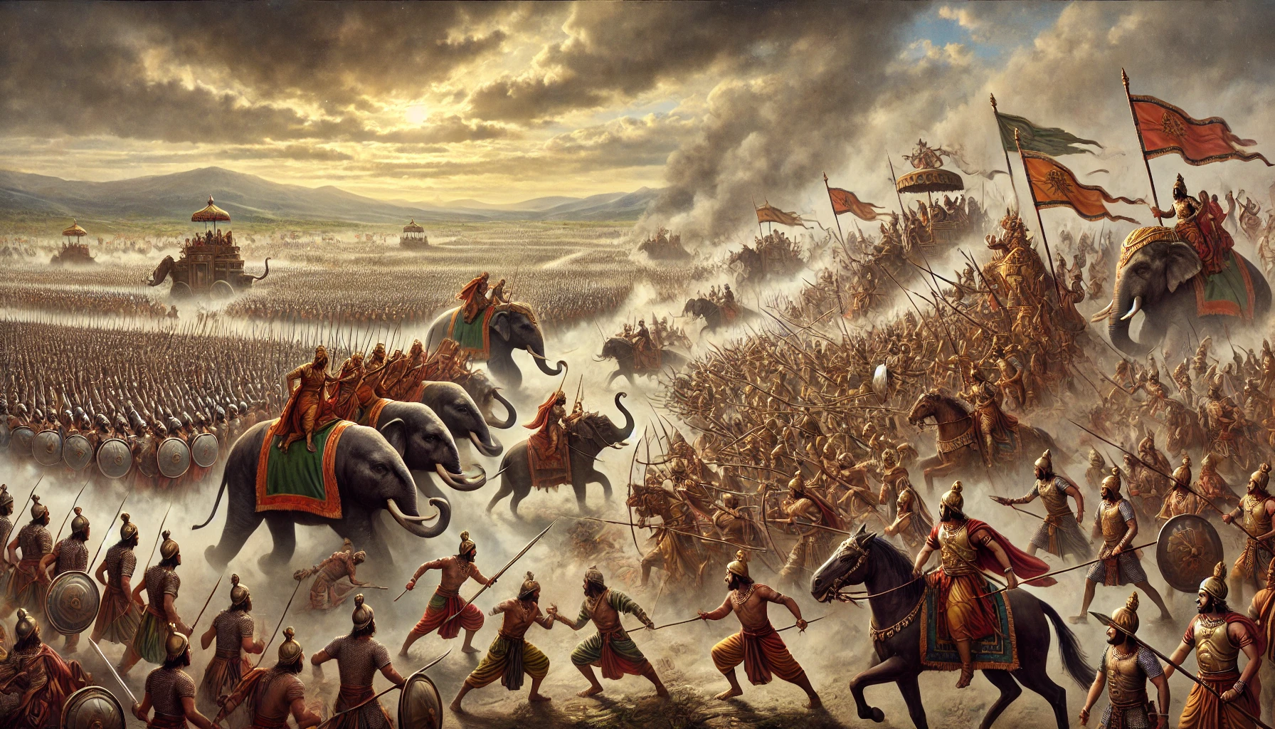 Scene of the Kurukshetra War