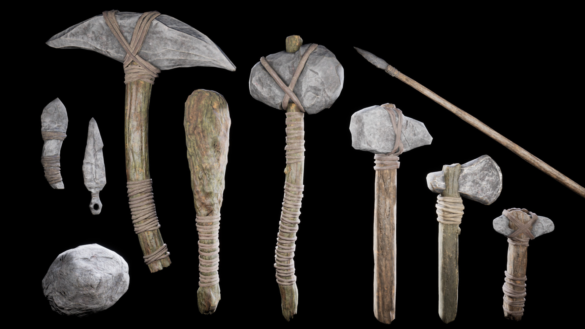 Stone Age Weapons