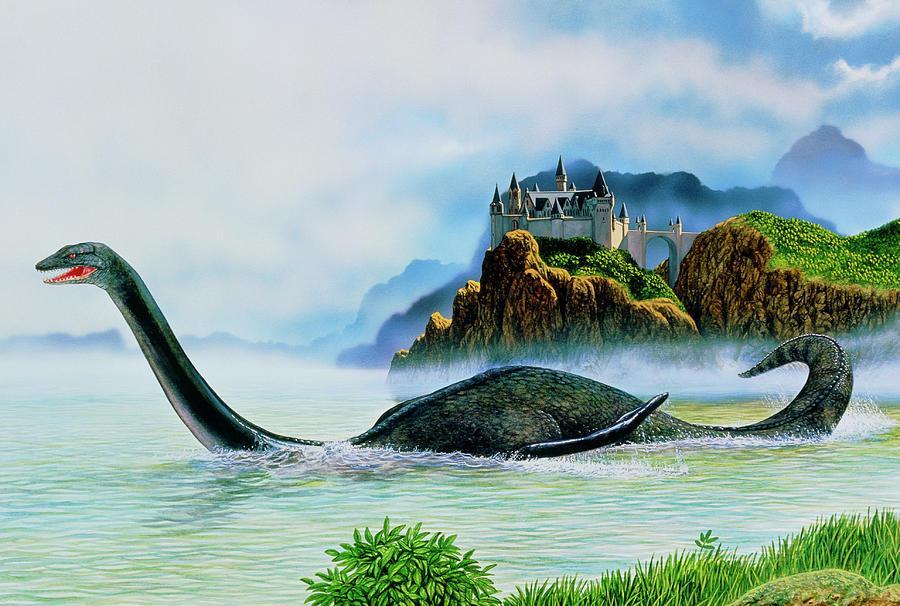 Artwork Of The Loch Ness Monster