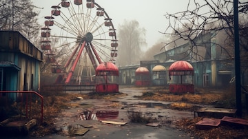 Misty Abandoned Theme Park Exploring The Eerie Remnants Of A ...