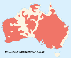 Emu Distribution Map