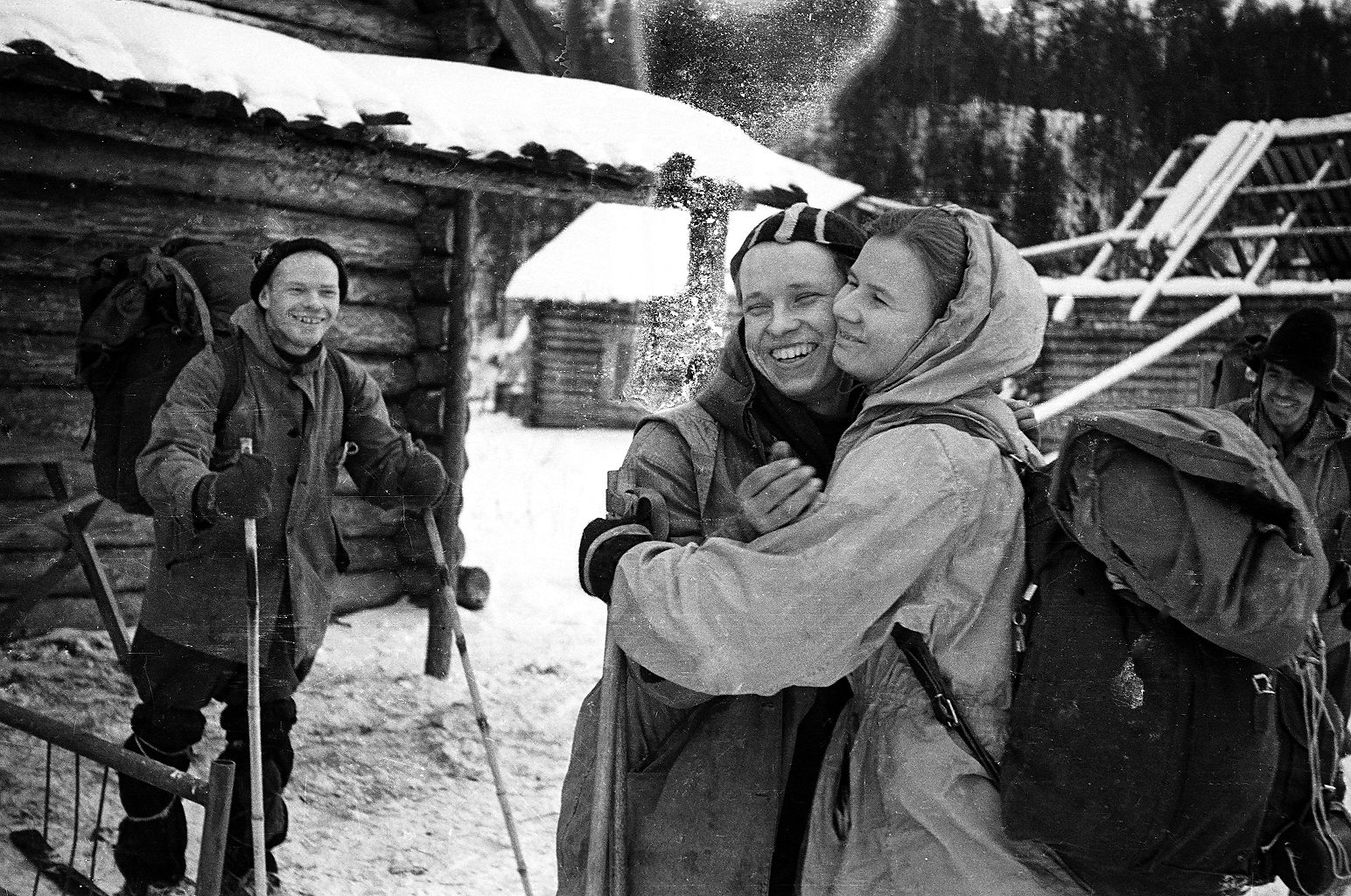 The memorial at Dyatlov Pass