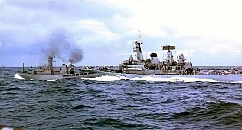 Cod Wars Naval Confrontation