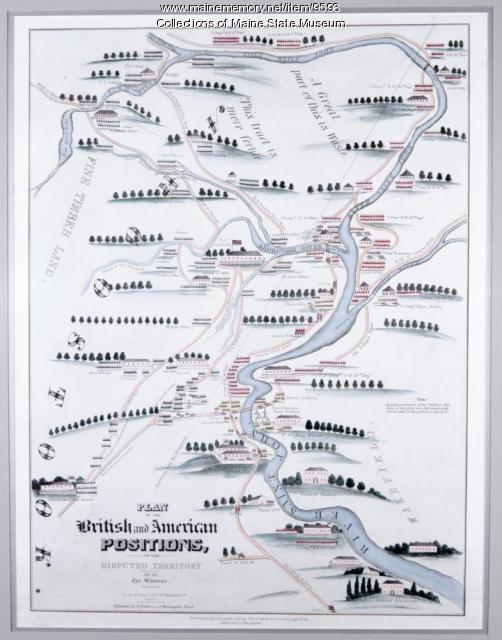 Plan of British and American positions