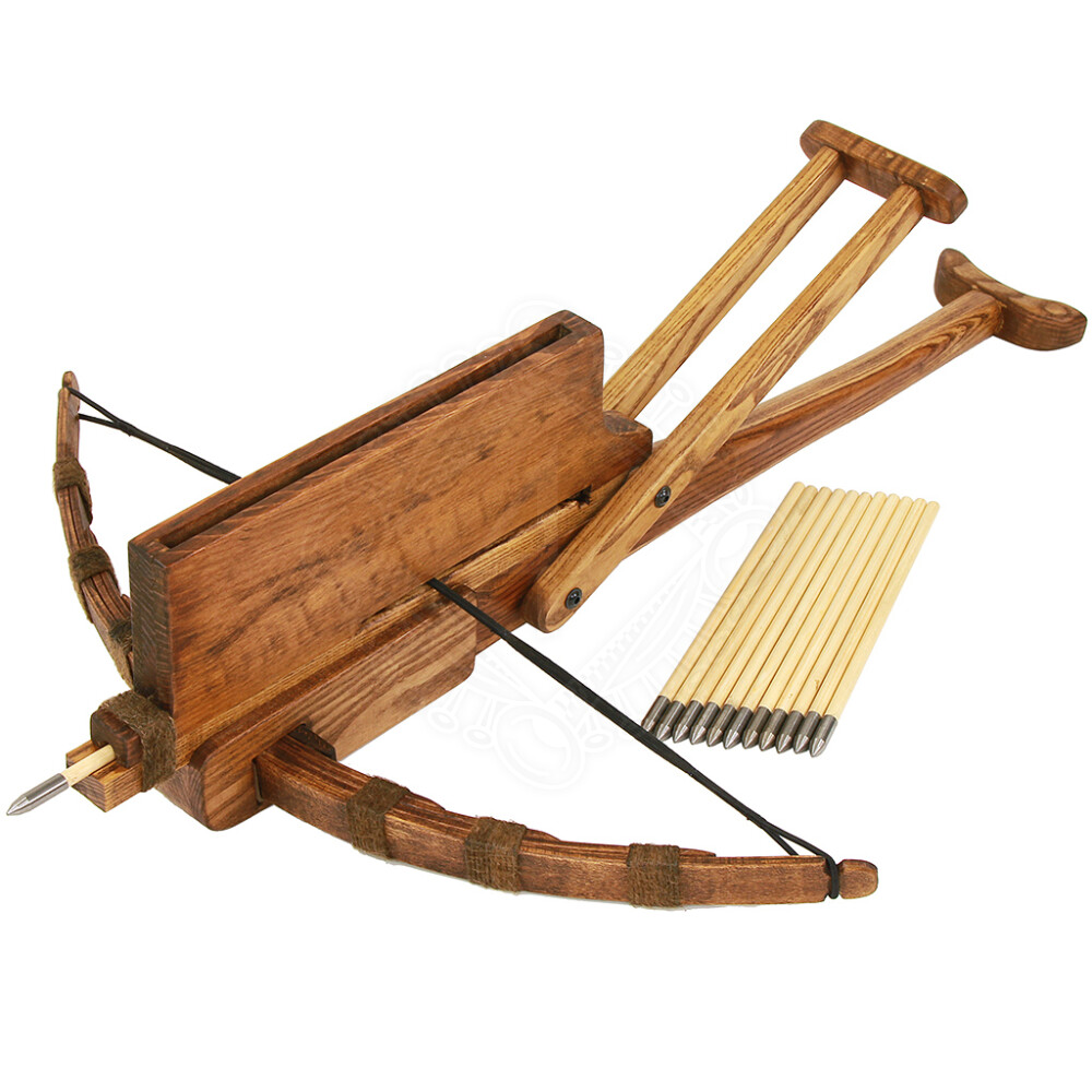 Chinese repeating crossbow Chukonu with 12 Arrows