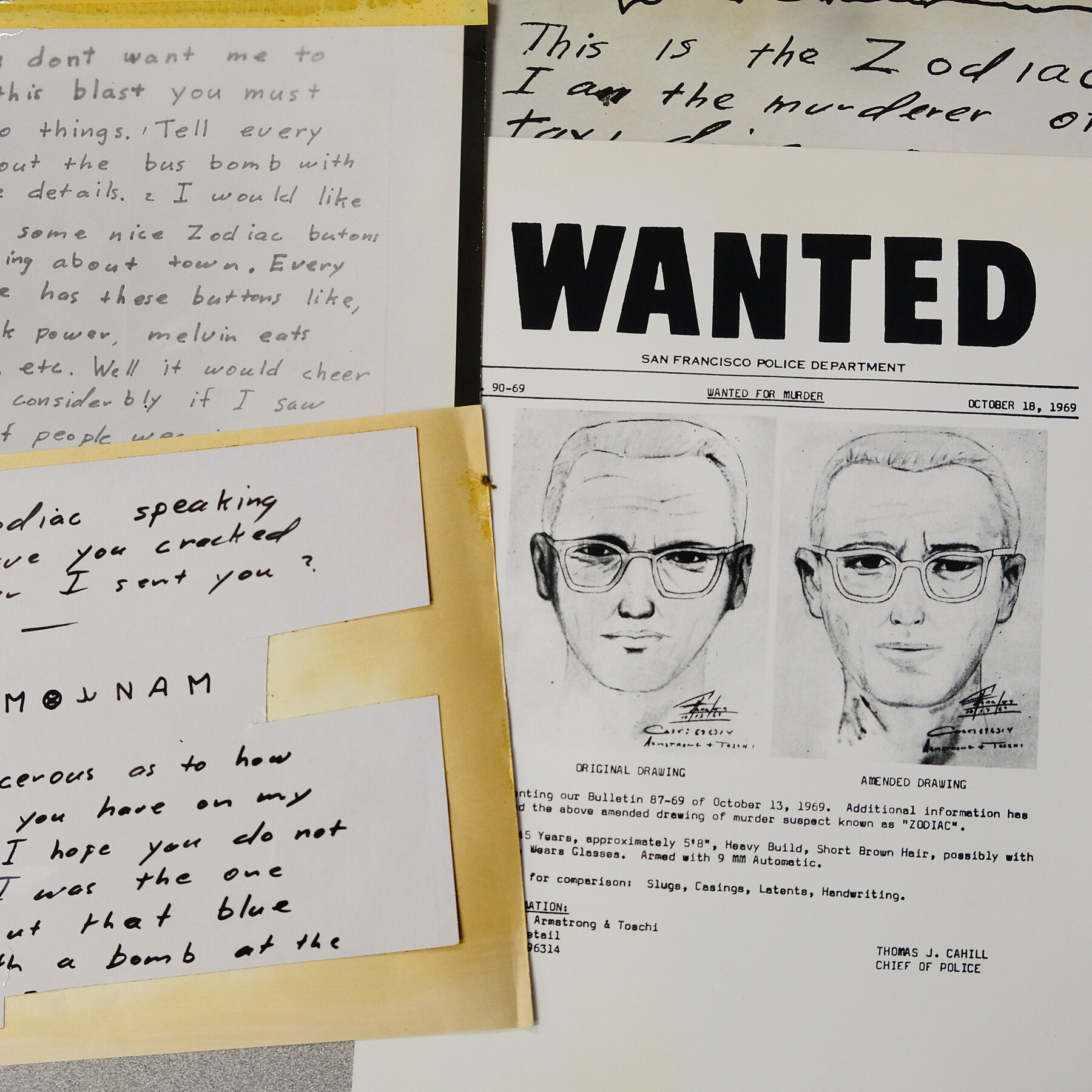 F.B.I. cryptanalysts working on the Zodiac cipher