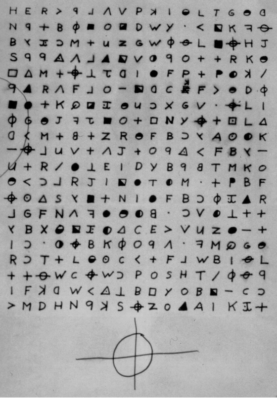 Zodiac Killer Cipher