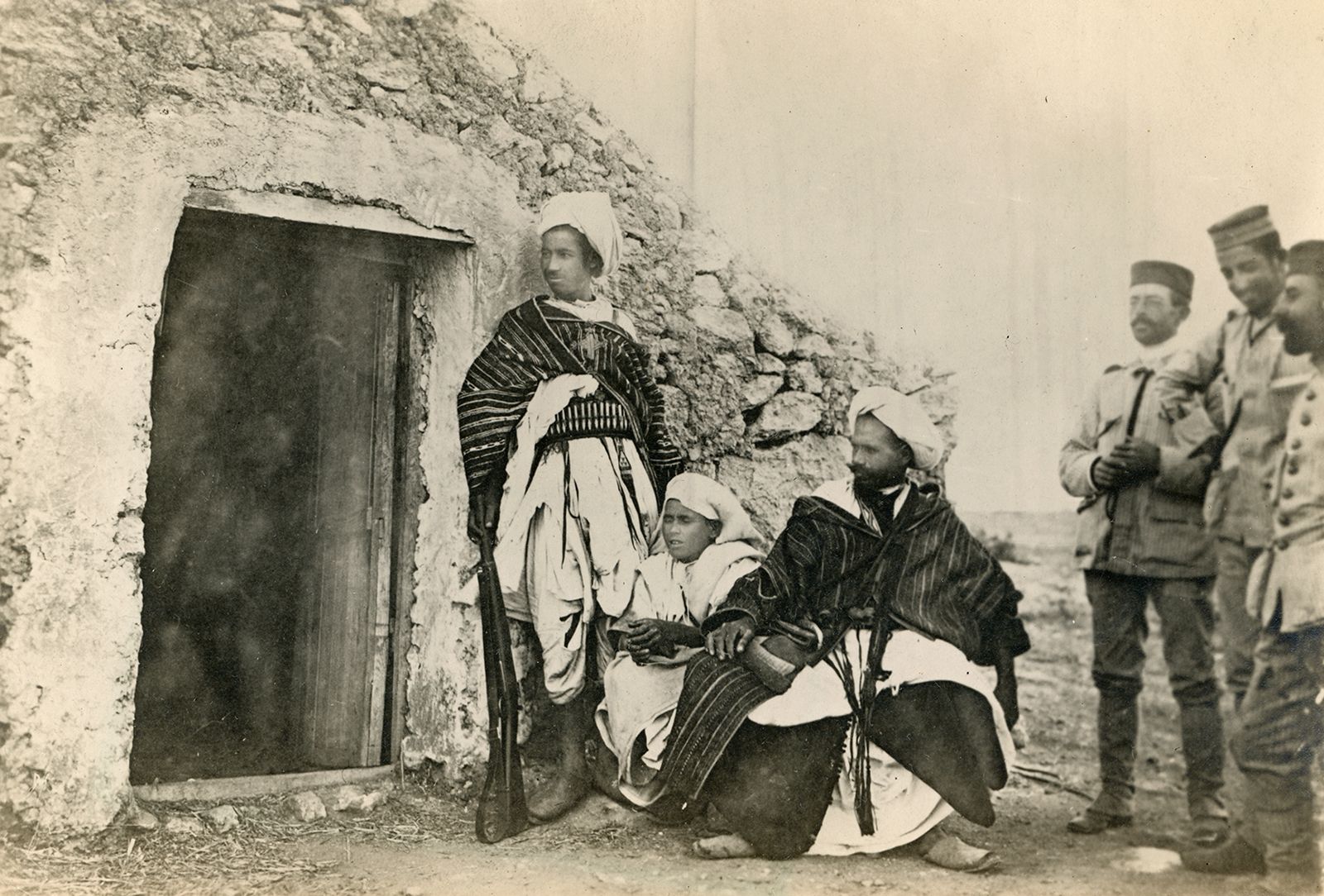 Spanish troops and auxiliaries during the Rif War