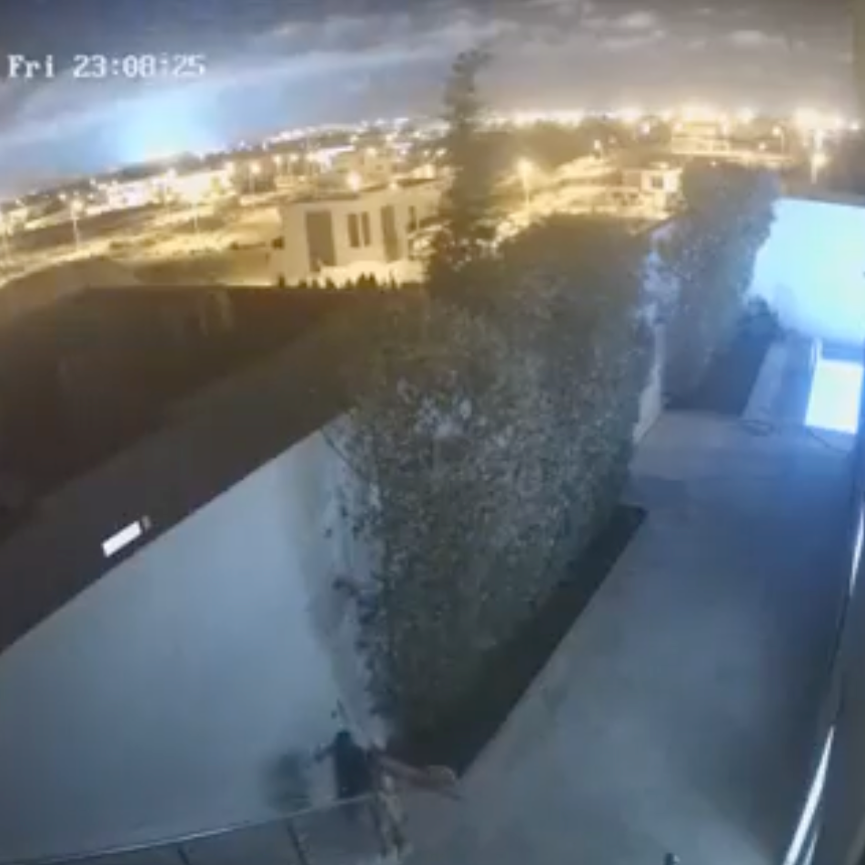 Earthquake lights above Morocco