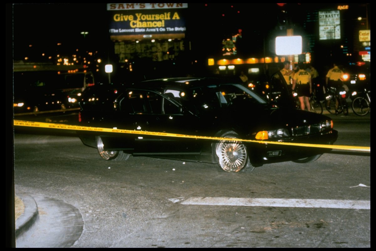 Tupac Shakur critically wounded after Las Vegas drive-by shooting