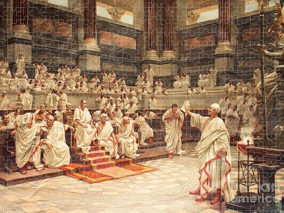 Cicero in the Senate Accusing Catiline