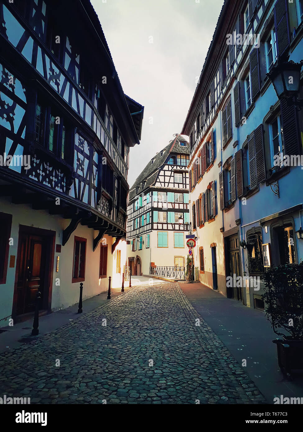 Medieval streets of Strasbourg