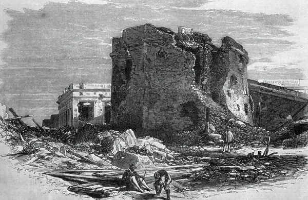 War of the Triple Alliance Print: Paysandu Ruins